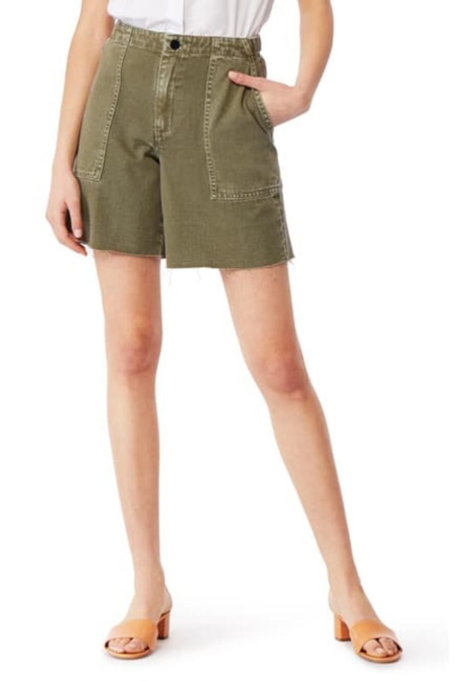 Habitual Utility Shorts Trinna High Rise BermudaWomen's 29 Army Olive Green